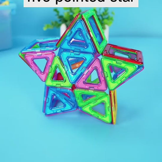Creative DIY Magnetic Construction Toy Set for Children 13