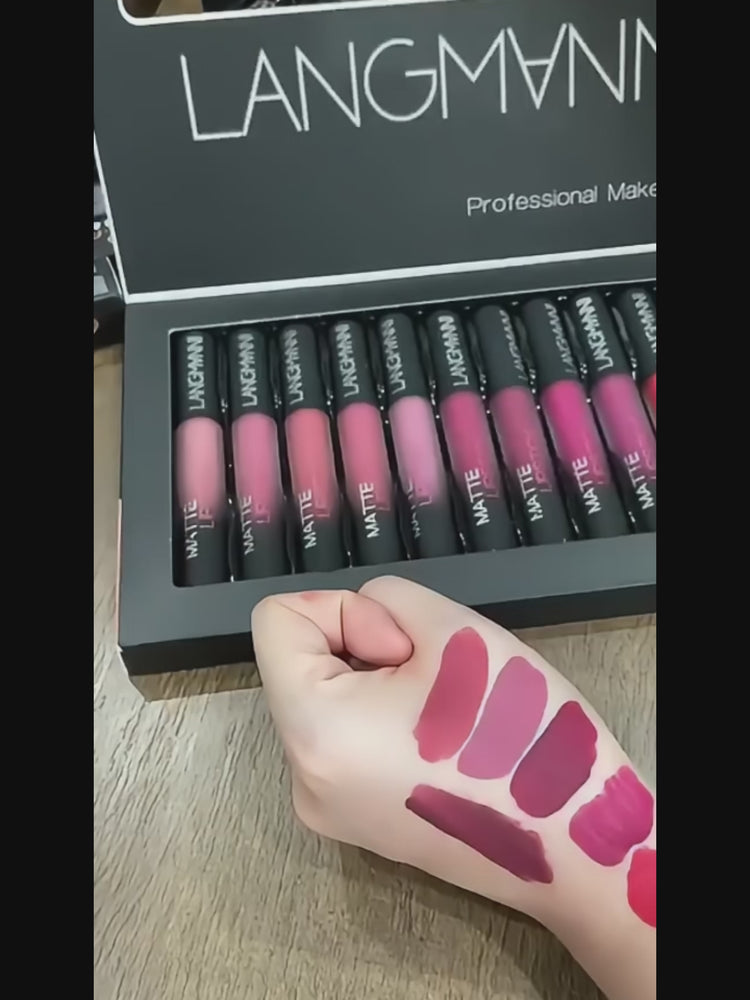 Matte Velvet Waterproof Lipsticks Set
