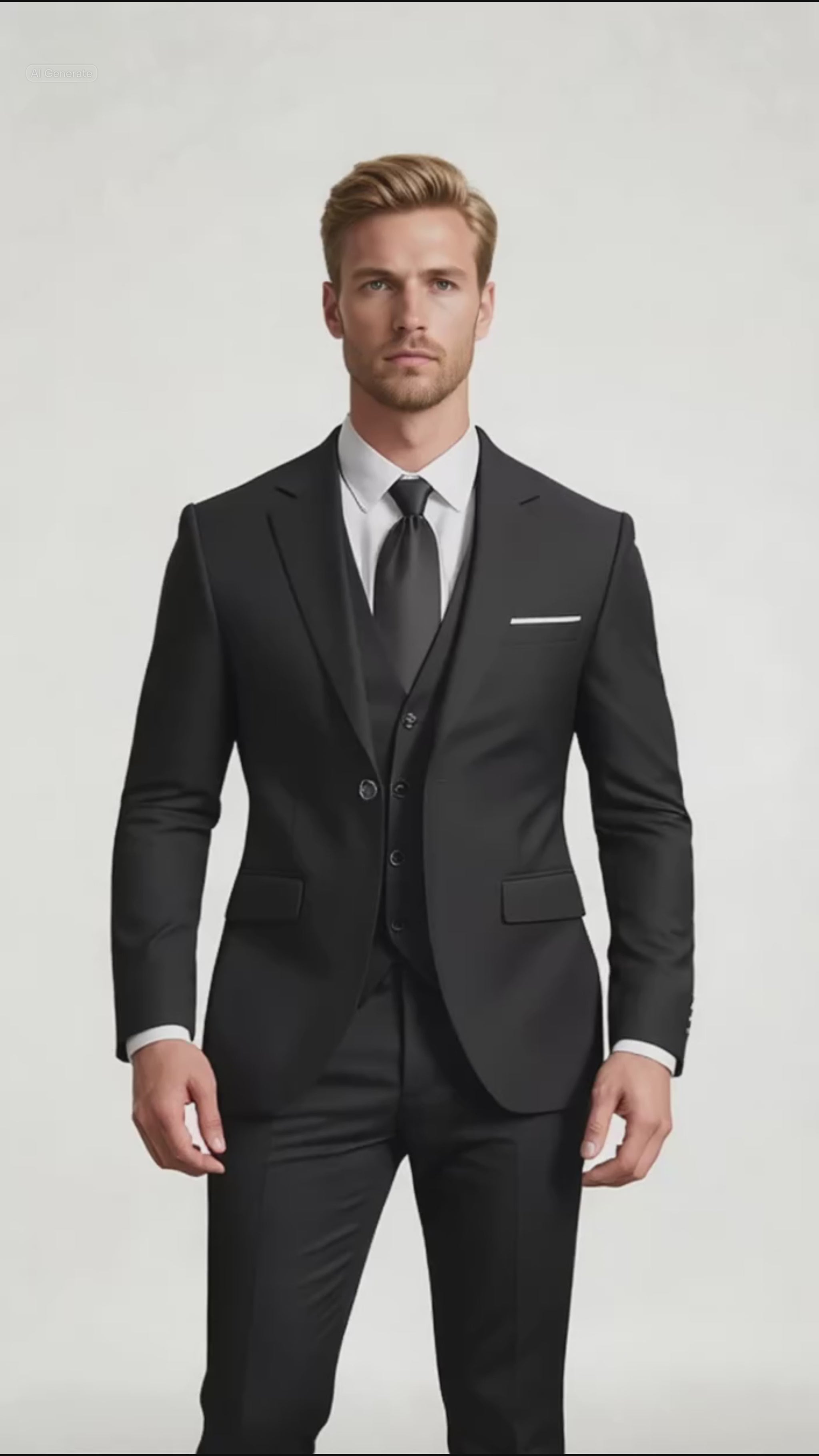 suits on a white background