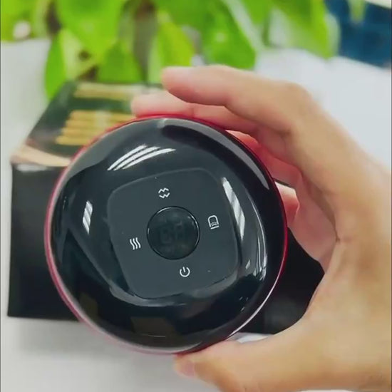 Red Portable Electric Body Massage Cups