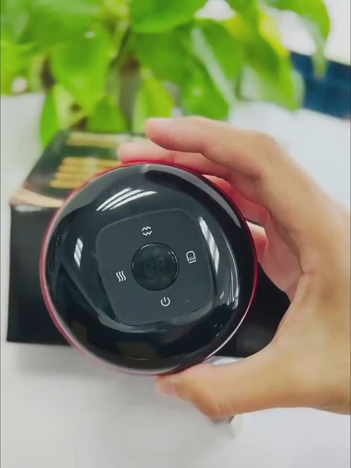 Red Portable Electric Body Massage Cups