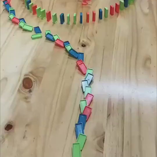 Automatic Domino Laying Train Toy For Kids 13