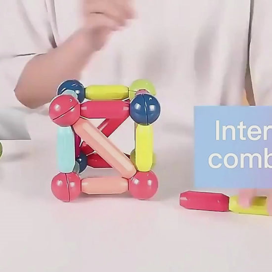 STEM Magnetic Sticks and Balls Construction Toy 05