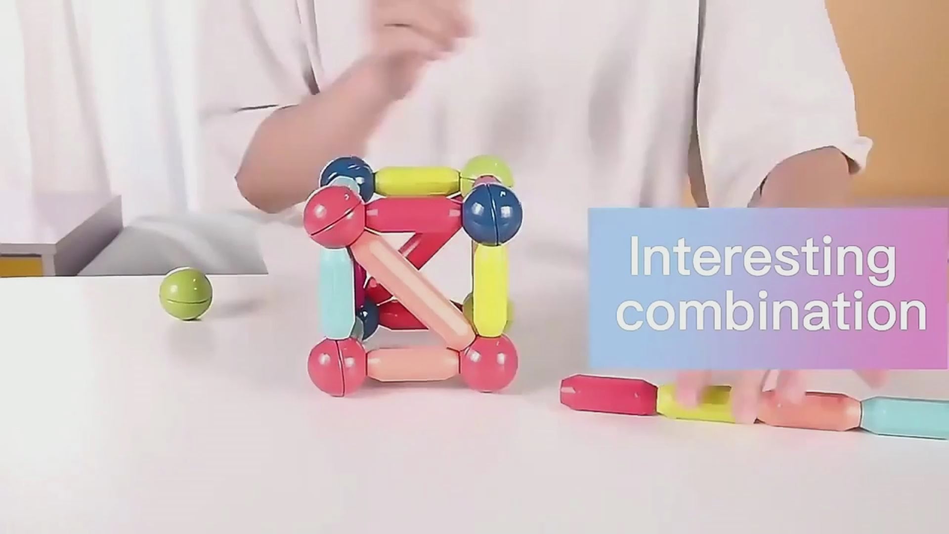 STEM Magnetic Sticks and Balls Construction Toy 05