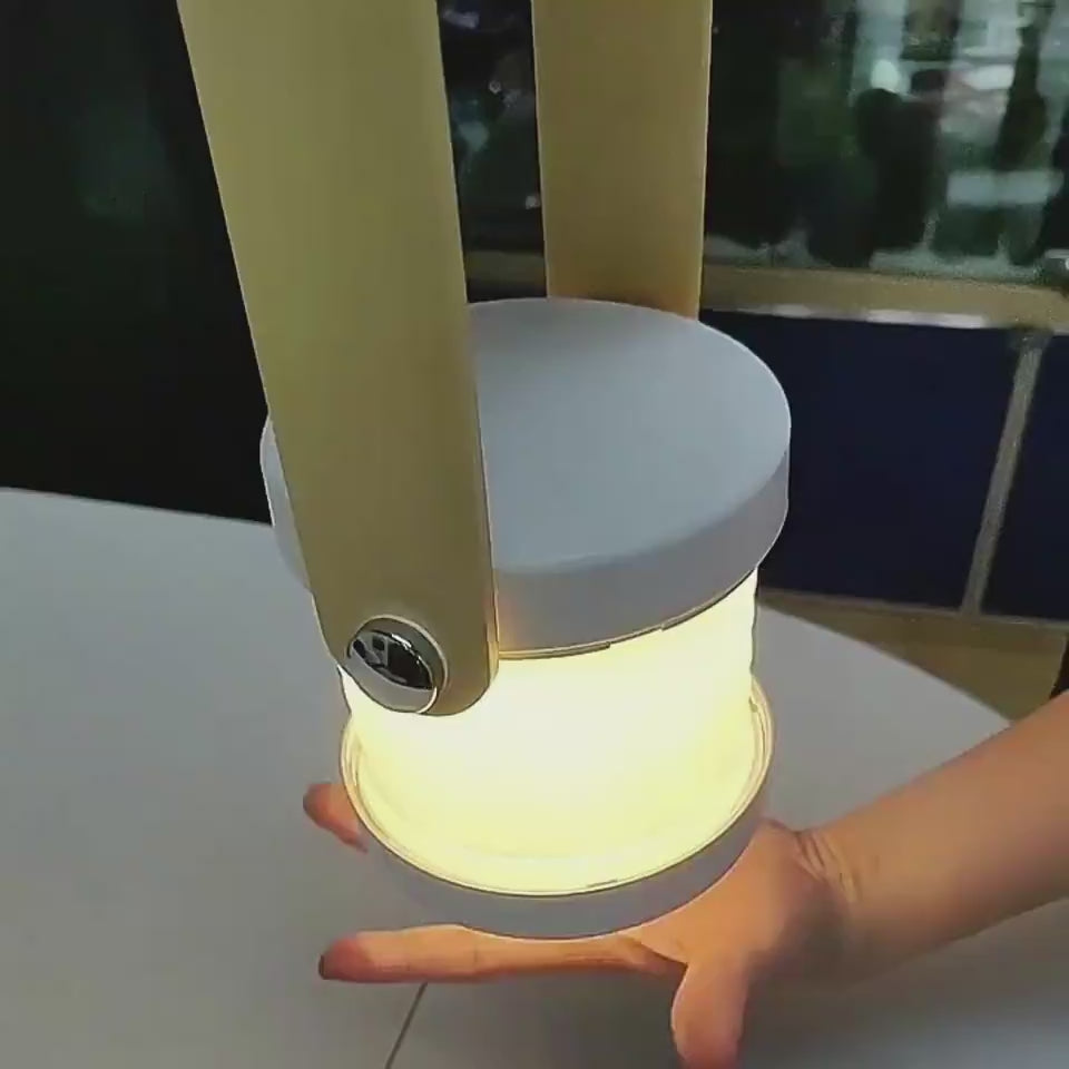 White Portable Foldable Night Light – USB Rechargeable