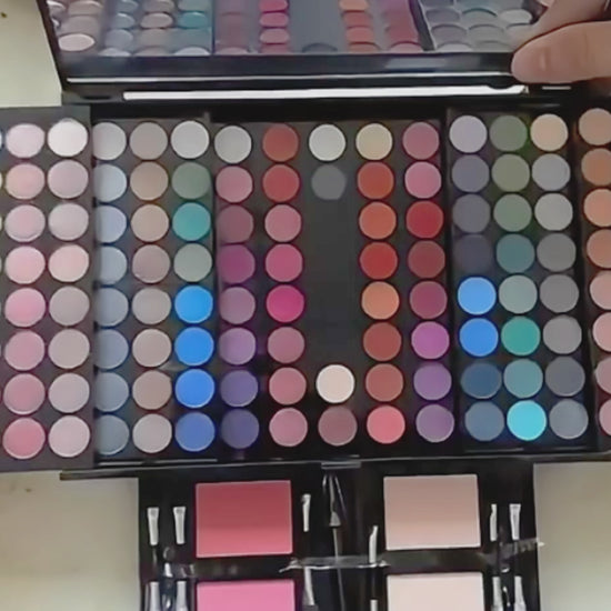 Mini Portable 180-Color Cosmetic Makeup Box