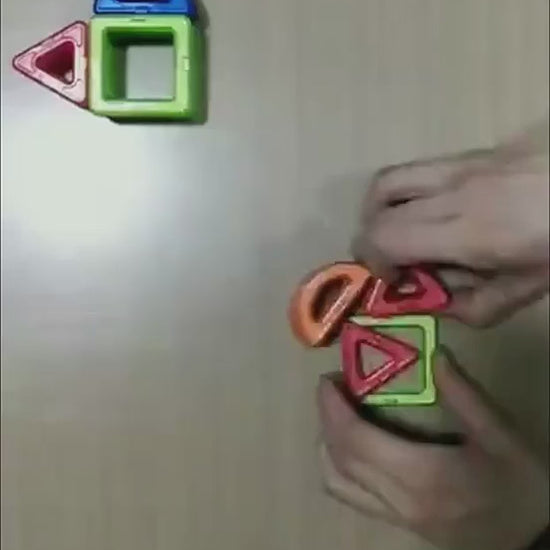 Creative DIY Magnetic Construction Toy Set for Children 10