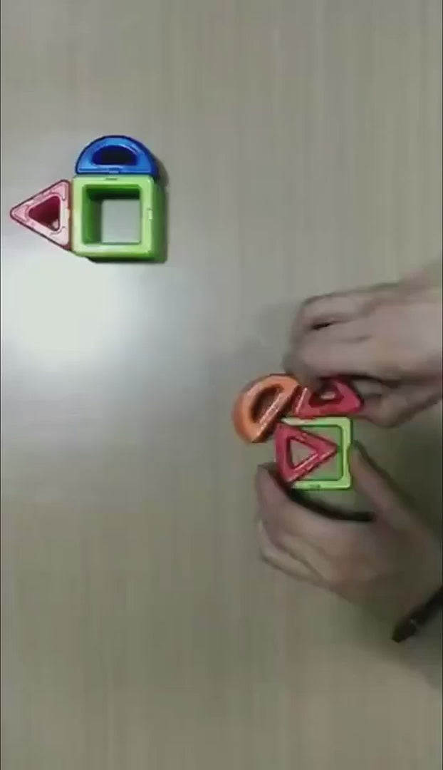 Creative DIY Magnetic Construction Toy Set for Children 10