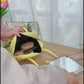 Pink Portable Makeup Storage Box with LED Mirror