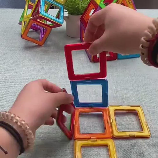 Creative DIY Magnetic Construction Toy Set for Children 11