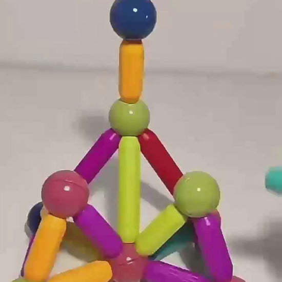 STEM Magnetic Sticks and Balls Construction Toy 03
