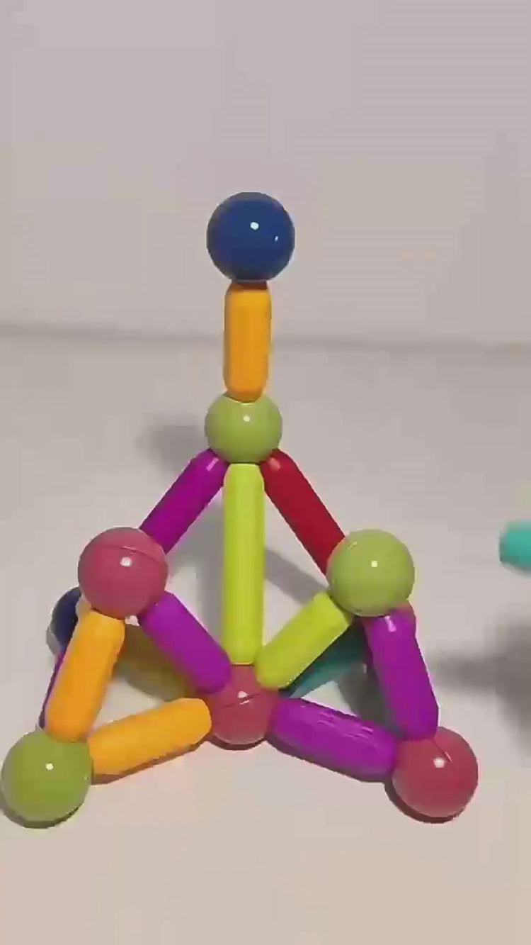 STEM Magnetic Sticks and Balls Construction Toy 03