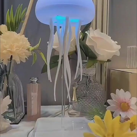 Portable Jellyfish Night Lamp With Inset Photos Of Variants